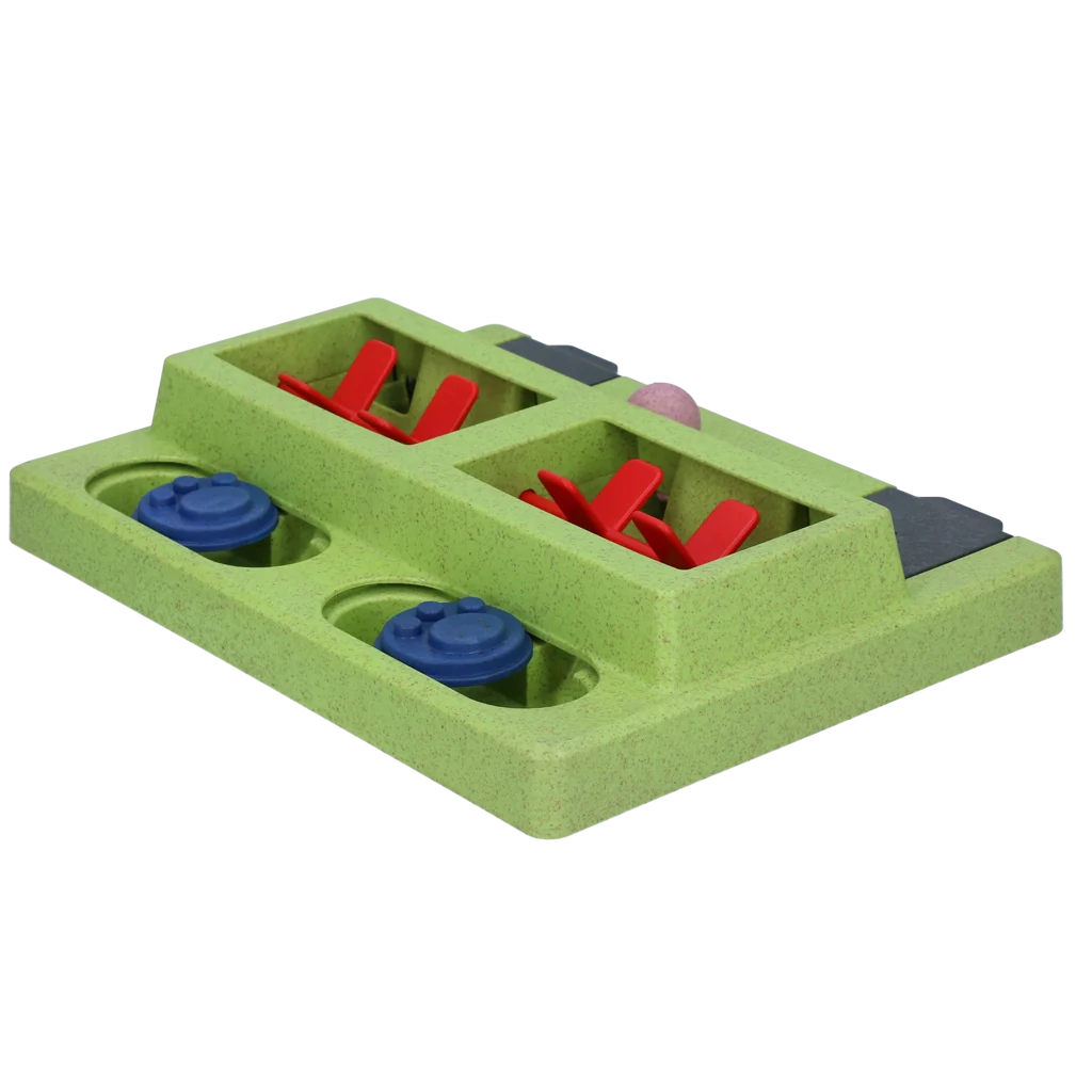 Psí hlavolam na granule a pamlsky s protiskluzovými nožičkami – Eat Slow Live Longer Puzzle Squared - Obrázek 2
