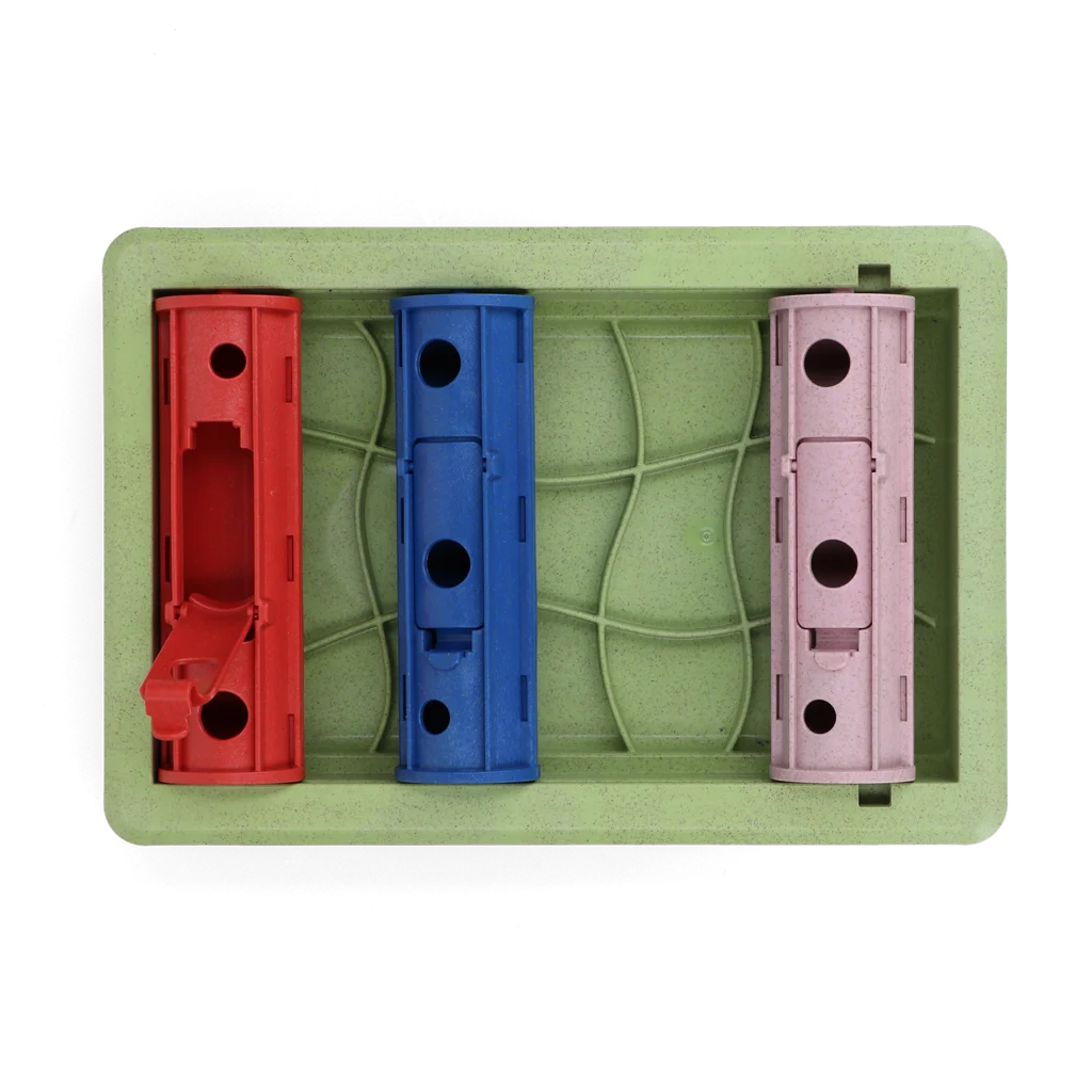 Hlavolam pro psy na granule a pamlsky s protiskluzovými nožičkami – Eat Slow Live Longer Puzzle Roller - Obrázek 3
