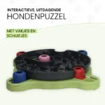 Hlavolam pro psy na granule a pamlsky s protiskluzovými nožičkami – Eat Slow Live Longer Puzzle Roundabout - Obrázek 4