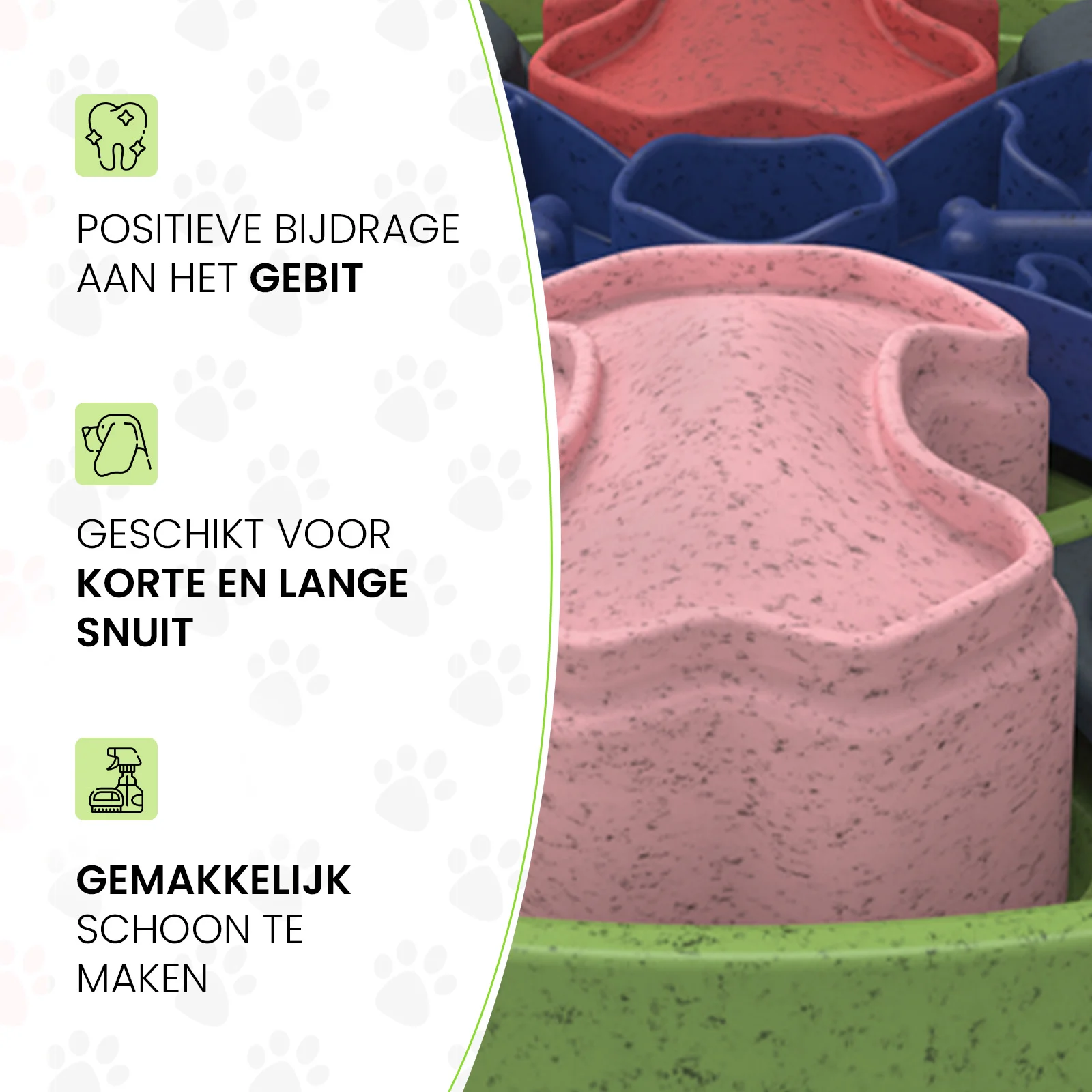 Hlavolam pro psy s posuvnými částmi na granule a pamlsky – Eat Slow Live Longer Puzzle Disc - Obrázek 5