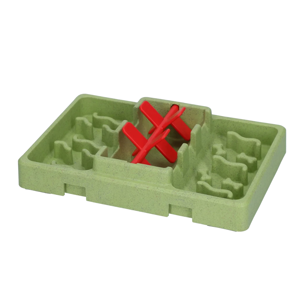 Hlavolam pro psy na granule a pamlsky, 13 x 19 cm – Eat Slow Live Longer Mini Puzzle Crazy River - Obrázek 2