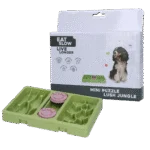 Hlavolam pro psy na granule a pamlsky, 13 x 19 cm – Eat Slow Live Longer Mini Puzzle Lush Jungle
