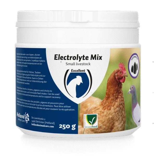 Elektrolytová směs pro slepice a kuřata, rozpustná v pitné vodě 250 g – Excellent Electrolyte mix