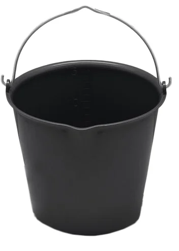 Kbelík s výlevkou, 15 l, černý – Vplast - Obrázek 4