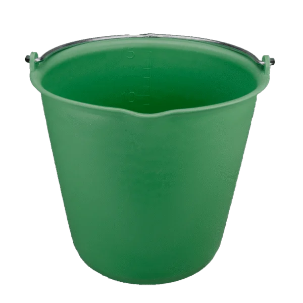 Kbelík s výlevkou 15 l tmavě zelený – Vplast