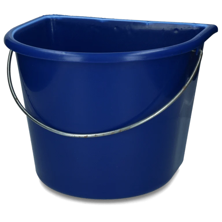 Kbelík s plochou stranou 15 l modrý – Vplast