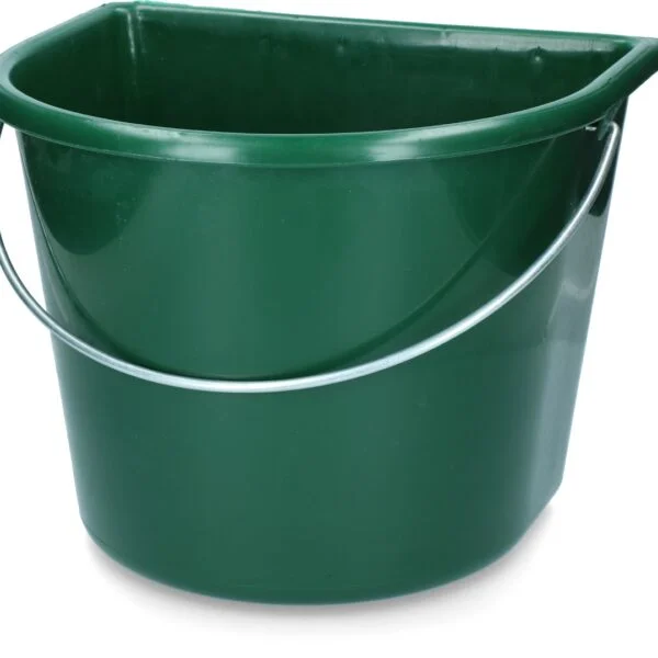 Kbelík s plochou stranou 15 l zelený – Vplast