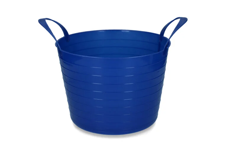 Pružný kbelík se dvěma madly, 14 l, modrý – Vplast V-Trug Flexi