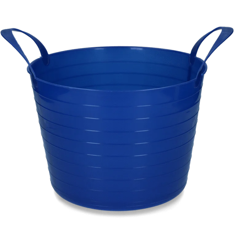 Pružné vědro se dvěma rukojeťmi, 40 l, modré – Vplast V-Trug Flexi