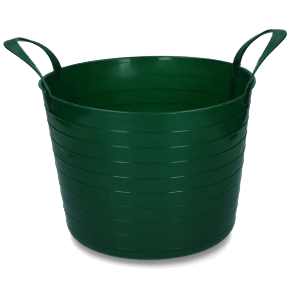 Flexibilní vědro se dvěma uchy, 40 l, zelené – Vplast V-Trug Flexi