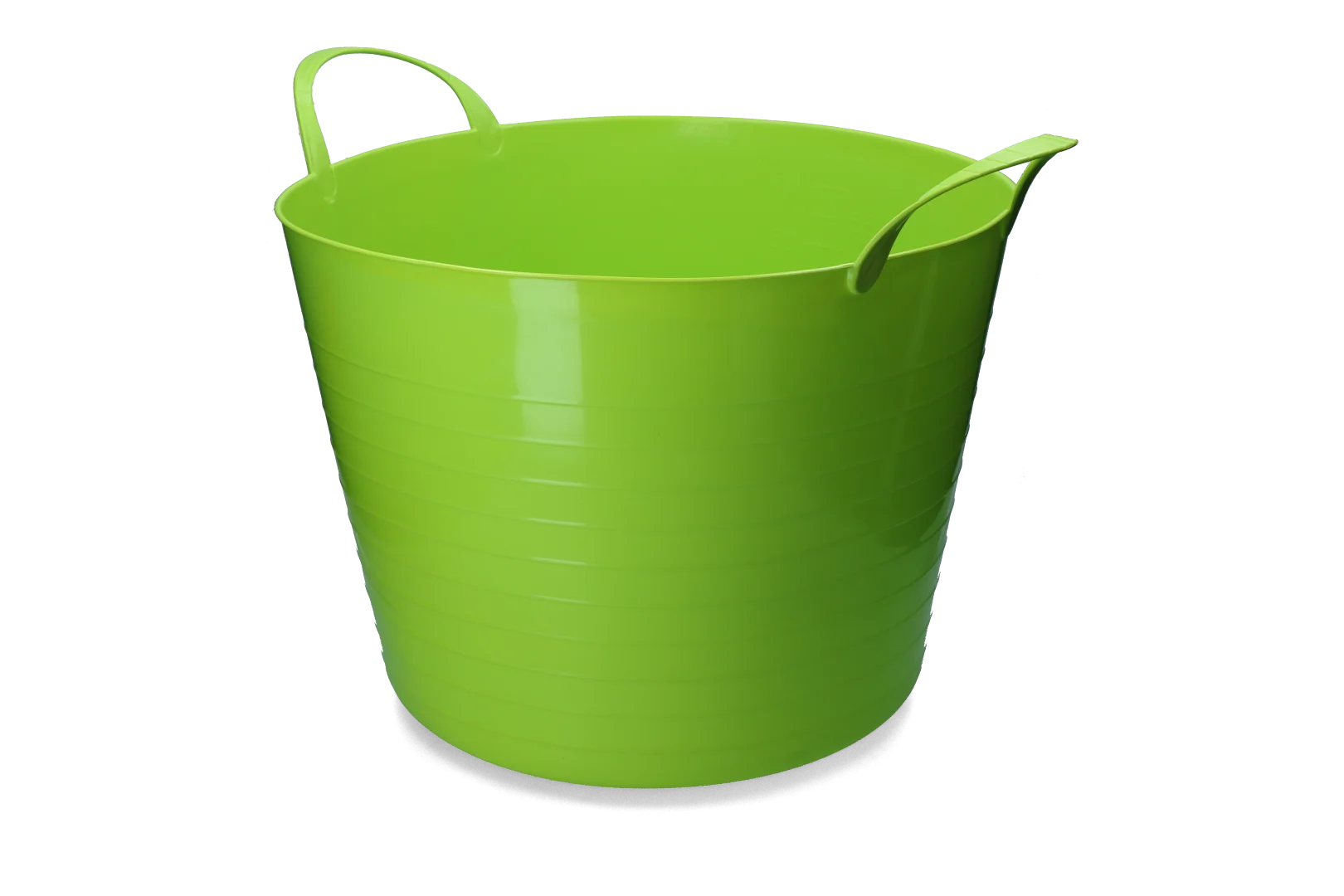 EMME000265L1.png Pružný kbelík s rukojeťmi, 65 l, limetkový – Vplast V-Trug Flexi - Obrázek 1