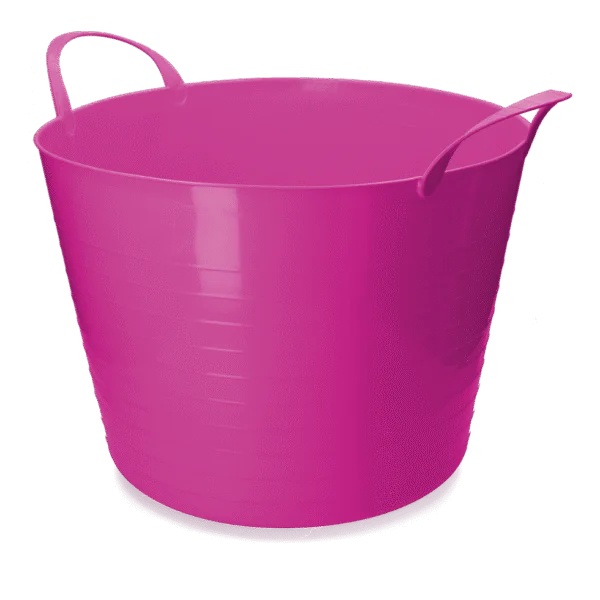 Flexibilní vědro s uchy, 65 l, růžové – Vplast V-Trug Flexi