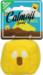 Hrací kostka pro kočky s MADNIP, Ø 7 cm – Catmoji Cube Spooky - Obrázek 3