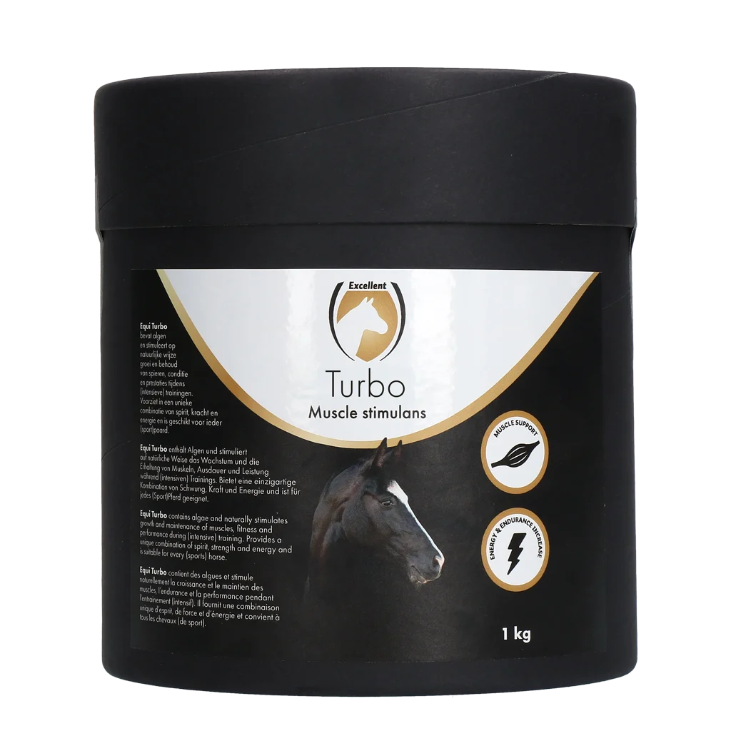 Doplněk pro svaly koní s řasami, 1 kg – Excellent Horse Turbo - Obrázek 1