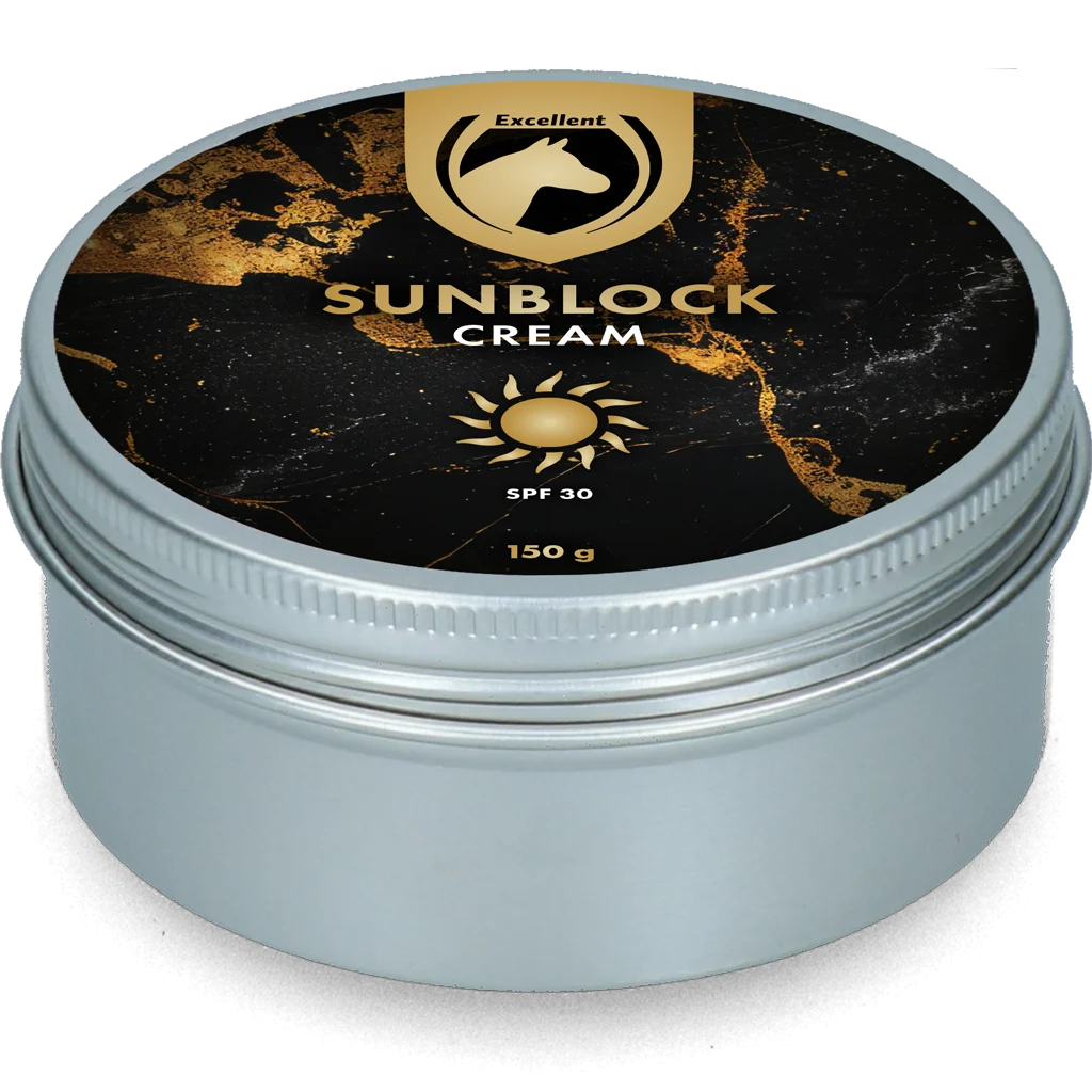 Opalovací krém pro koně a poníky, 150 g – Excellent Horse Sunblock Cream SPF 30 - Obrázek 2