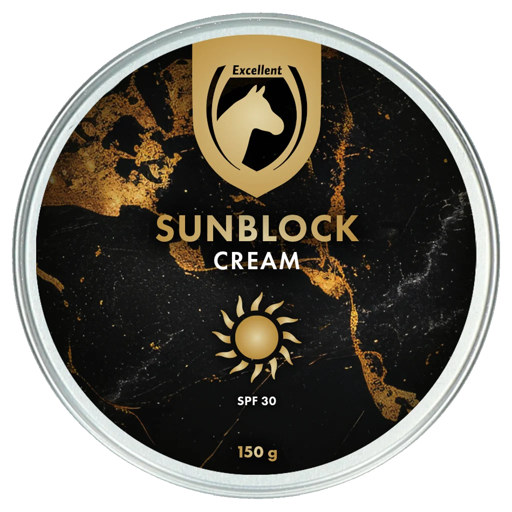 Opalovací krém pro koně a poníky, 150 g – Excellent Horse Sunblock Cream SPF 30 - Obrázek 4
