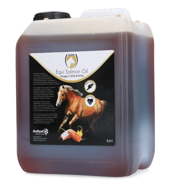 Lososový olej pro koně s omega 3, 2,5 l – Excellent Horse Salmon Oil