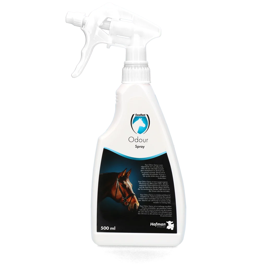 Sprej na neutralizaci zápachu pro koně s éterickými oleji, 500 ml – Excellent Horse Odour Spray - Obrázek 1