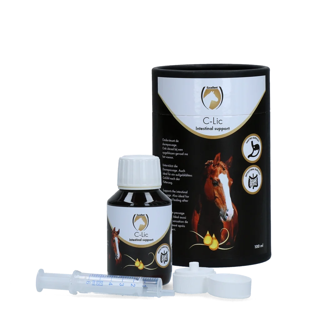 Doplněk stravy pro koně s esenciálními oleji, 100 ml – Excellent Horse C-Lic - Obrázek 1