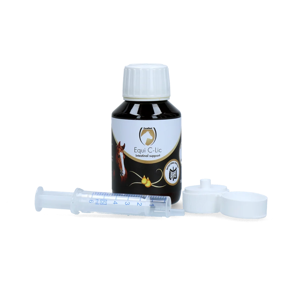 Doplněk stravy pro koně s esenciálními oleji, 100 ml – Excellent Horse C-Lic - Obrázek 2