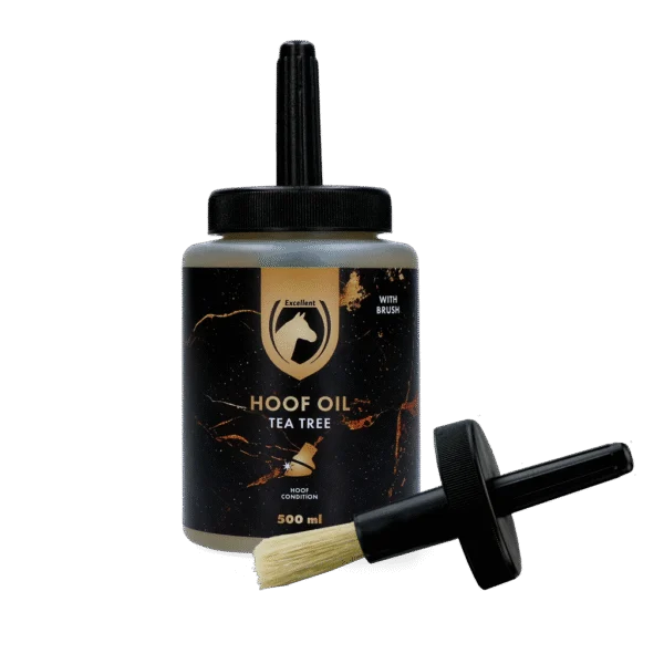 Olej na kopyta s tea tree a štětečkem, 500 ml – Excellent Horse Hoof Oil Tea Tree