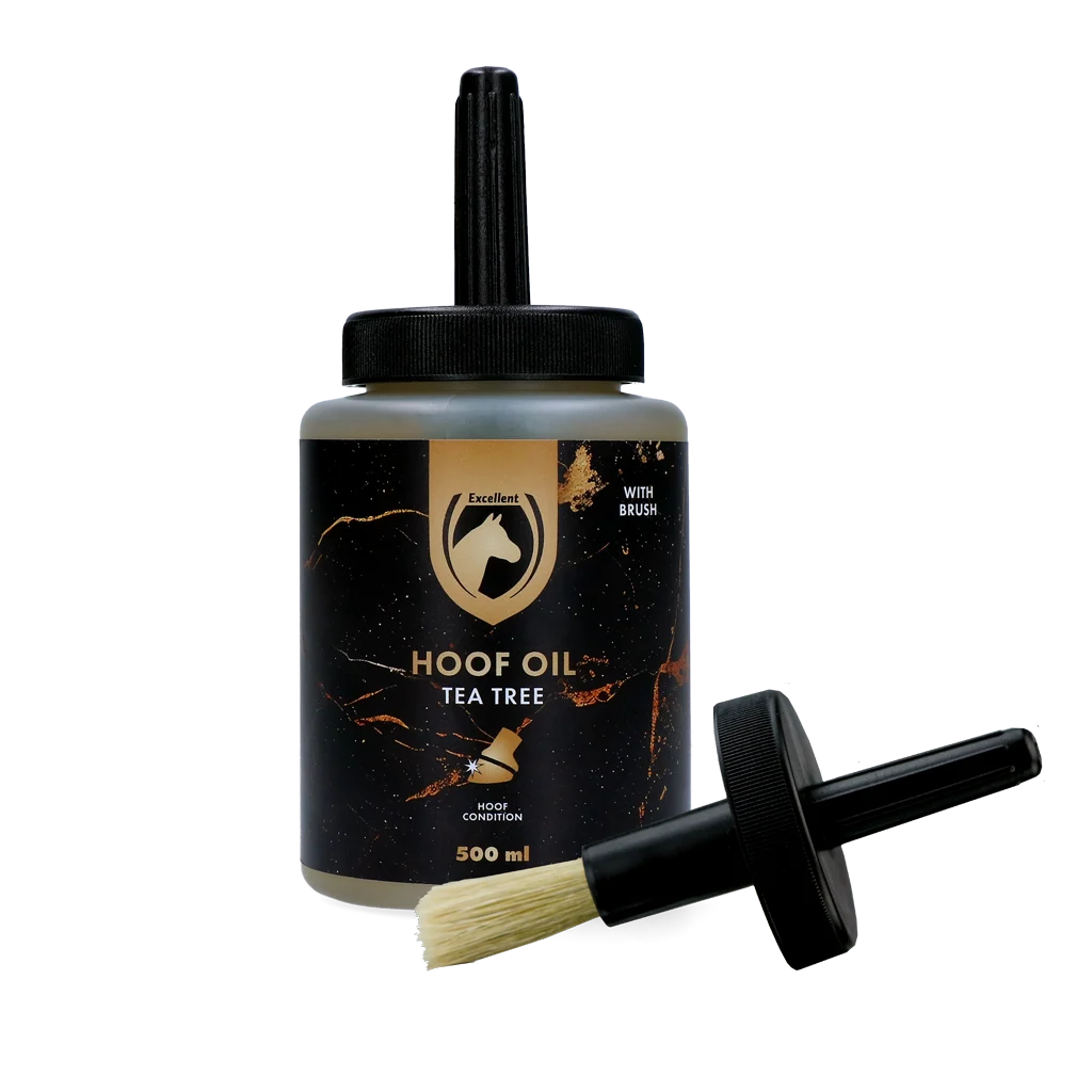 Olej na kopyta s tea tree a štětečkem, 500 ml – Excellent Horse Hoof Oil Tea Tree - Obrázek 1