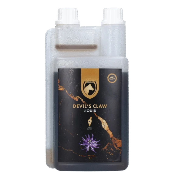 Doplněk stravy pro koně na podporu kloubů s extraktem z harpagofytu, 1 l – Excellent Horse Devil's Claw Liquid