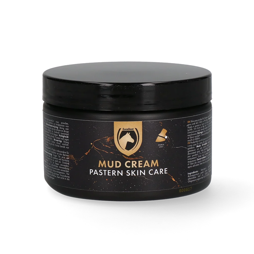 EQUI0255.png Krém na péči o spěnky a kožní záhyby koní, 250 ml – Excellent Horse Mud Cream - Obrázek 1