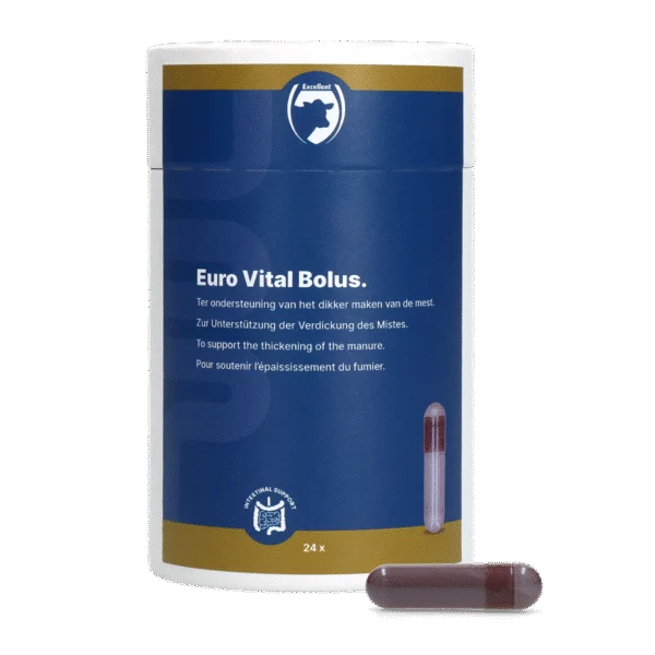 Bolus pro telata na zahuštění trusu, 24 x 10 g – Excellent Euro-Vital Bolus