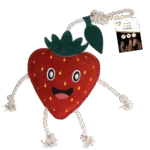 Hračka pro koně ve tvaru jahody se šustivým zvukem, 29 x 24 x 7 cm – Excellent Horse Foodie Friends Strawberry