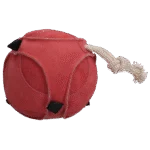 Koňský míček ze semiše s elastickými poutky, růžový – Excellent Horse Fun Play Ball