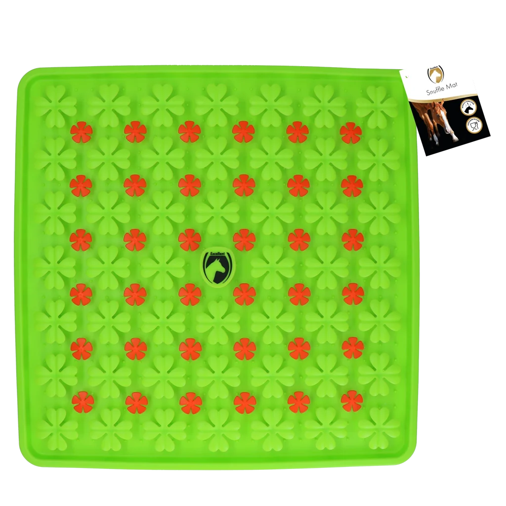EXCE03001.png Silikonová čmuchací podložka pro koně na krmení, 50 x 50 cm – Excellent Horse Snuffle Mat - Obrázek 1