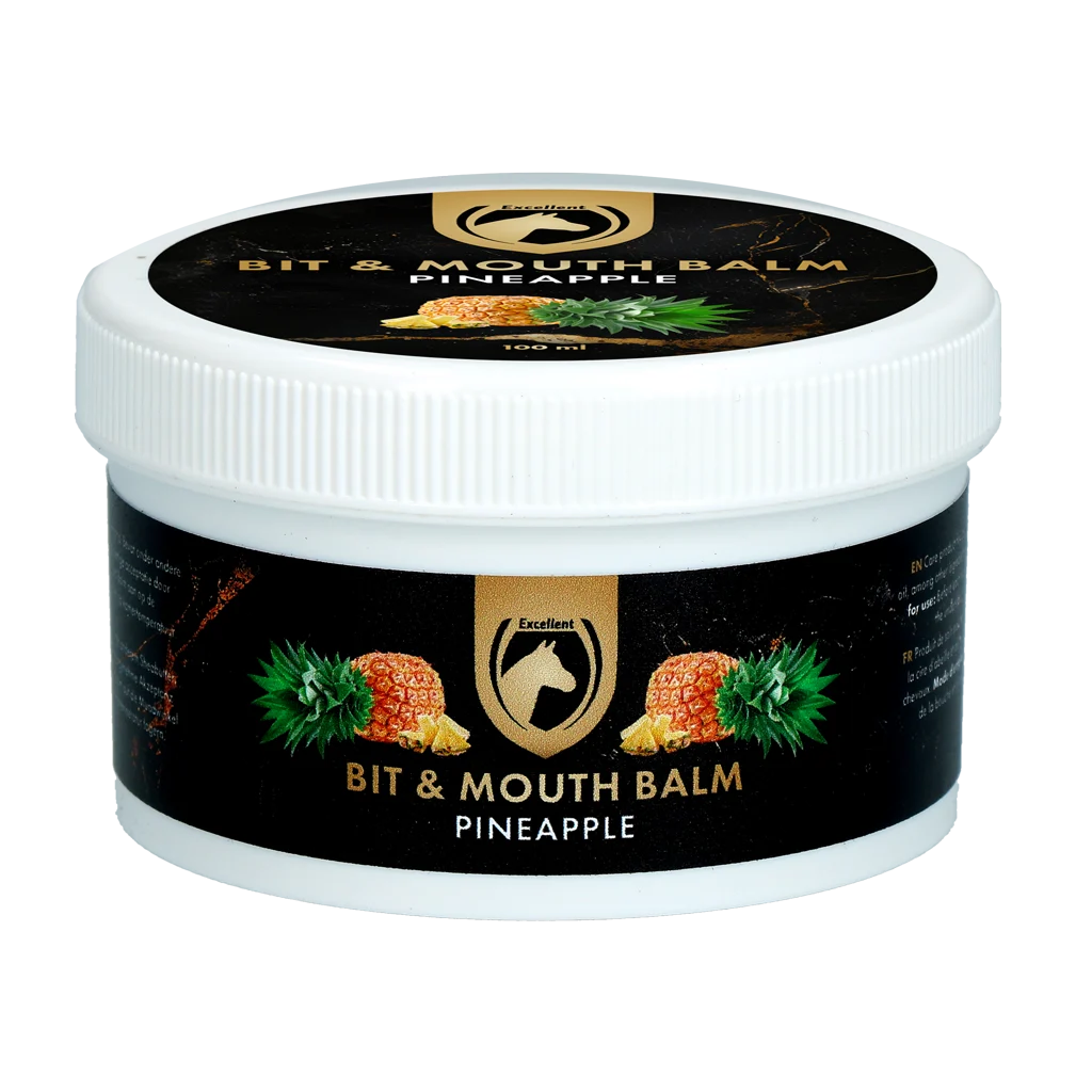 Balzám na tlamu koní, ananas, 100 ml – Excellent Horse Bit & Mouth Balm - Obrázek 1