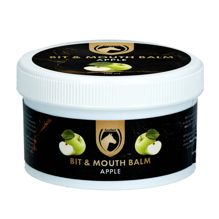 Balzám na hubu pro koně, jablko, 100 ml – Excellent Horse Bit & Mouth Balm