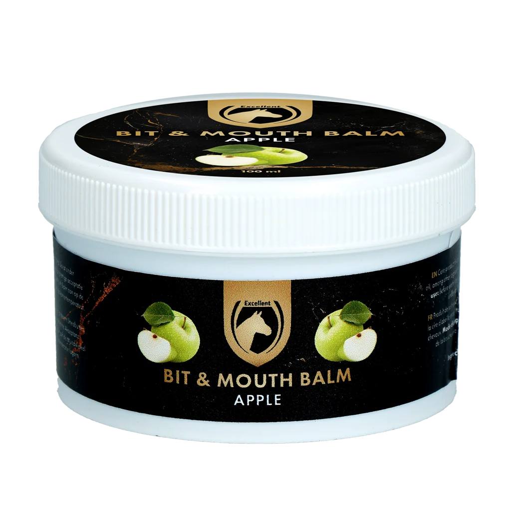 Balzám na hubu pro koně, jablko, 100 ml – Excellent Horse Bit & Mouth Balm - Obrázek 1
