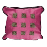 Vak na seno pro koně, čtvercový, růžový, 62 x 55 cm – Excellent Horse Hay Pillow Slow Feeder