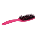 Kartáč na rozčesávání hřívy s kančími štětinami, růžový – Excellent Horse Wave Brush - Obrázek 3