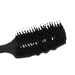 Kartáč na rozčesávání hřívy s kančími štětinami, černý – Excellent Horse Wave Brush - Obrázek 4