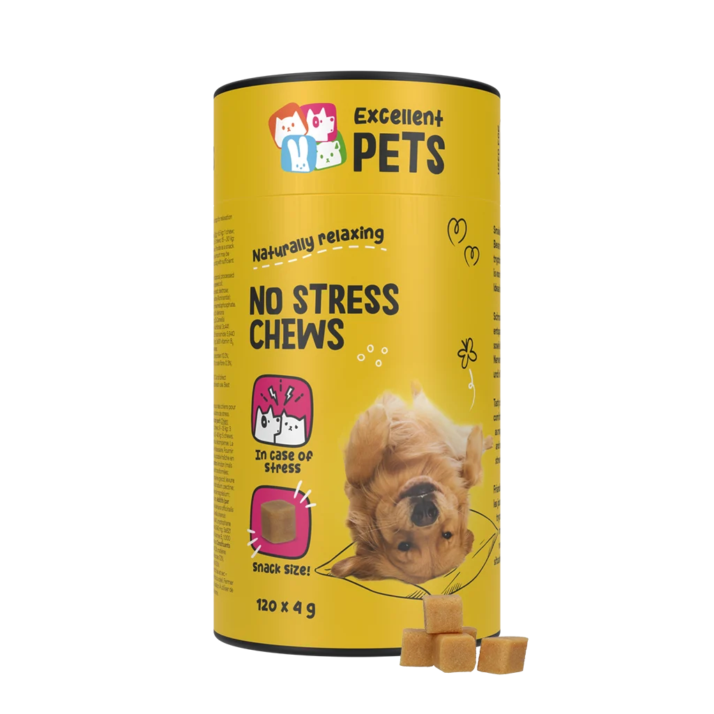 Měkké žvýkací pamlsky pro psy při stresu, 120 kusů – Excellent Pets No Stress Soft Chews - Obrázek 1