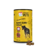 Doplňkové pamlsky pro psy s prebiotiky a probiotiky, 60 kusů – Excellent Pets Gland Guard Soft Chews