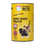 Doplňkové krmivo pro psy a kočky s prebiotiky a probiotiky – Excellent Pets Gland Guard Poeder