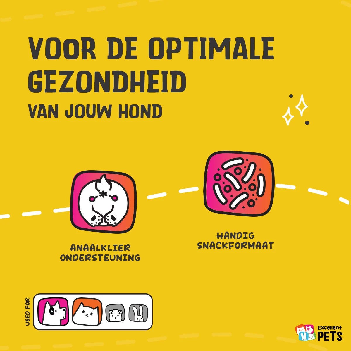 Doplňkové krmivo pro psy a kočky s prebiotiky a probiotiky – Excellent Pets Gland Guard Poeder - Obrázek 4
