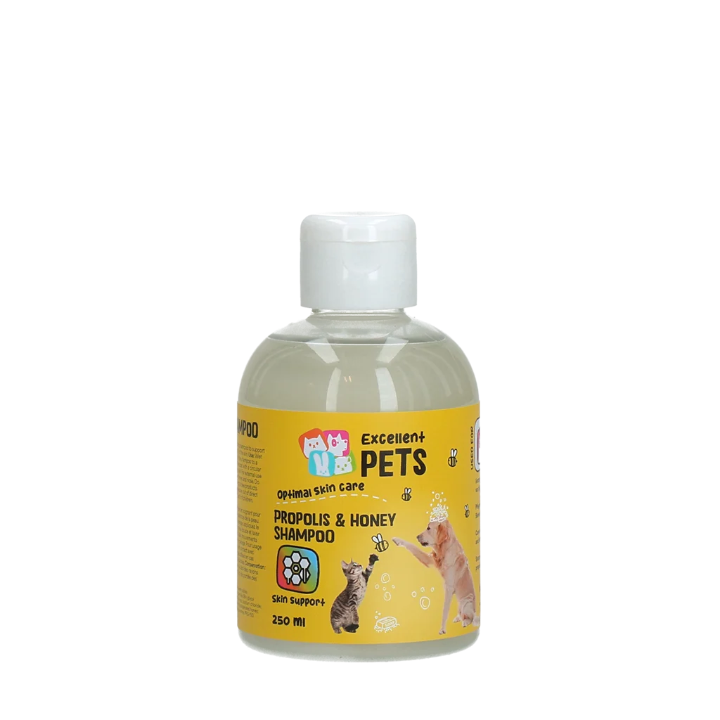 Šampon pro psy s propolisem a medem, 250 ml – Excellent Pets Propolis & Honey Shampoo - Obrázek 1