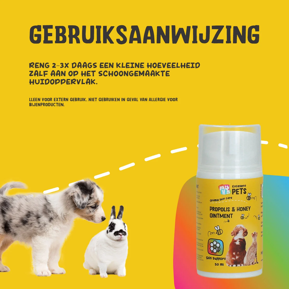 Kožní mast s propolisem a medem, 50 ml – Excellent Pets Propolis & Honey Ointment - Obrázek 6