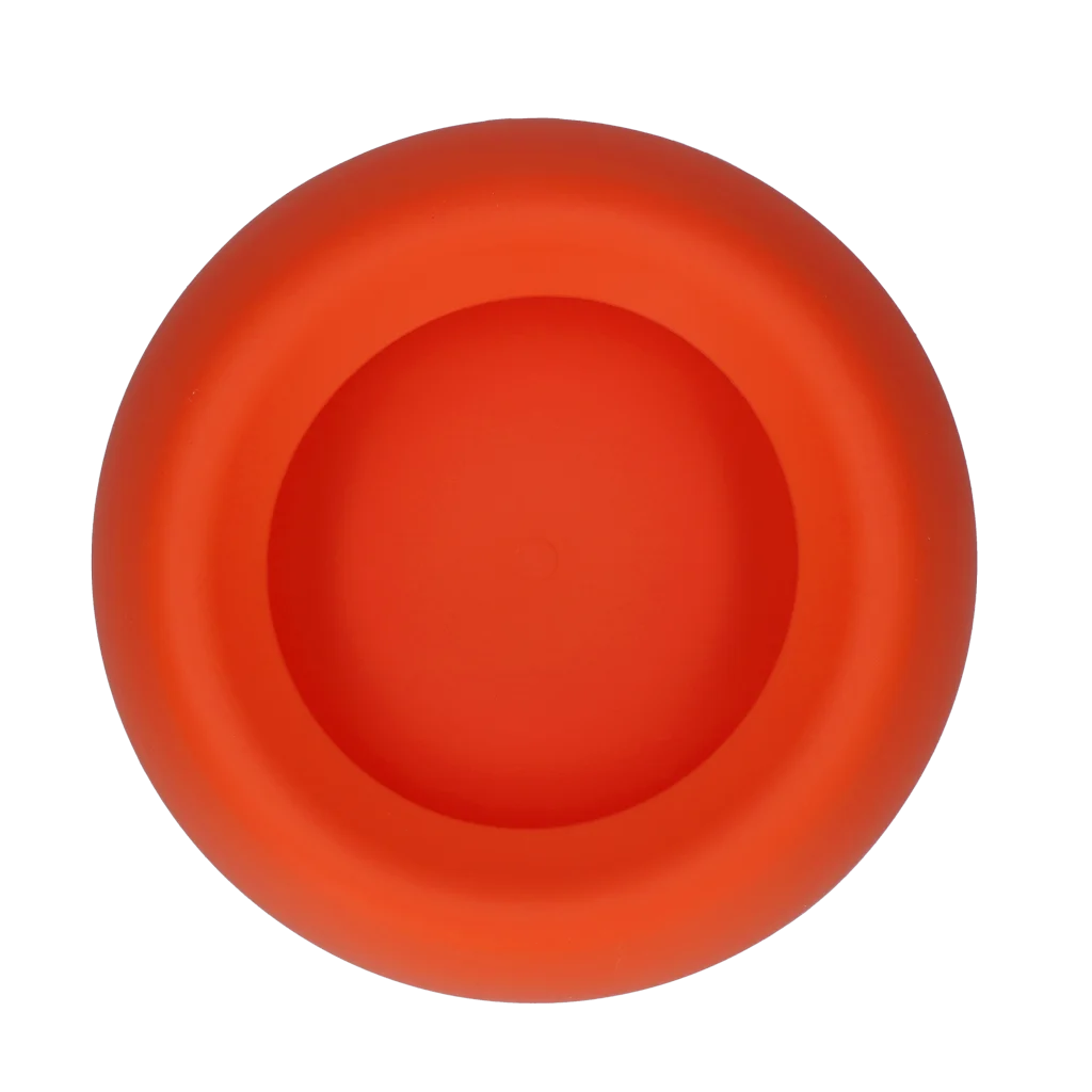 Silikonová miska na krmivo a vodu pro psy s okrajem proti rozlití, 800 ml, oranžová – Excellent Pets No-Spill Bowl - Obrázek 2