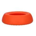 Silikonová miska na krmivo a vodu pro psy s okrajem proti rozlití, 800 ml, oranžová – Excellent Pets No-Spill Bowl - Obrázek 3
