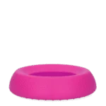 Silikonová miska na krmivo a vodu pro psy s okrajem proti rozlití, 300 ml, růžová – Excellent Pets No-Spill Bowl - Obrázek 3