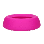 Silikonová miska na krmivo a vodu pro psy s okrajem proti rozlití, 800 ml, růžová – Excellent Pets No-Spill Bowl - Obrázek 3