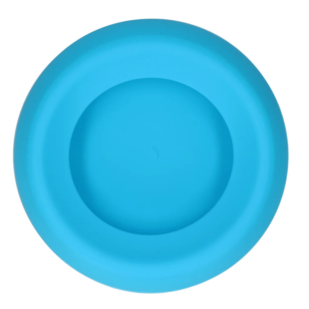 Silikonová miska na krmivo a vodu pro psy s okrajem proti rozlití, 300 ml, modrá – Excellent Pets No-Spill Bowl - Obrázek 2