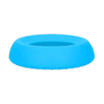 Silikonová miska na krmivo a vodu pro psy s okrajem proti rozlití, 300 ml, modrá – Excellent Pets No-Spill Bowl - Obrázek 3